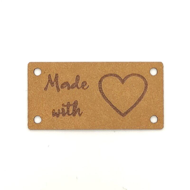 Ompelumerkki "Made with Love"